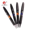 Promo printed black twist ballpoint pen wholesale logo metal ball pen with shell