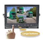 Truck Rear View 10.1 inch 10'' Quad Split Monitor for reverse