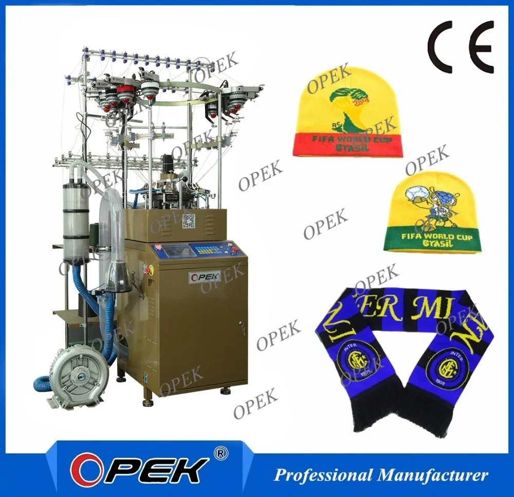 Fully computerized beanie knitting machine Products from Hefei Opek