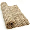 Hand Woven Bedroom Natural Thick Ribbed Construction Jute Rugs Handmade