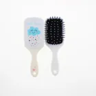 Plastic Rectangle Hair Color Brush Paddle Hair Brush Women