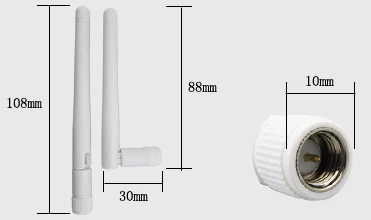 Factory price 110mm 2dBi flexible 230MHz NB-IOT omni whip antenna - ANKUX.COM