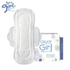 Disposable ultra thin super absorbent certified organic bio cotton women sanitary pads