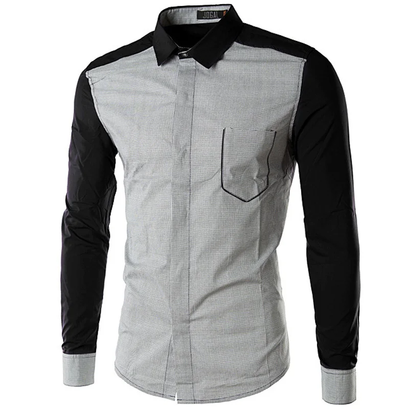 Summer Style Men's Plaid Shirts Fashion 2015 Autumn New Men Casual Long Sleeve Cotton Shirt Male Slim Fit Mens Dress Shirts XXL
