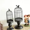 decorative metal bird cages glass candle holder
