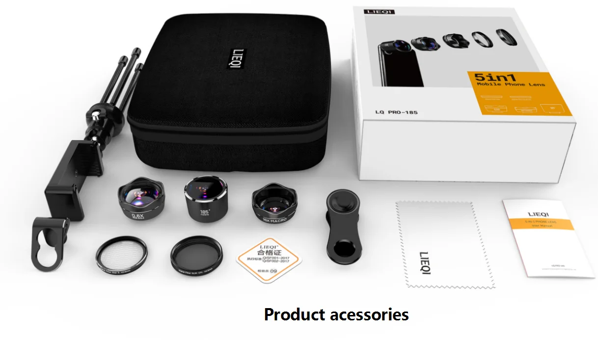 Exterior 185 Grado de ojo de pez lente de la c&aacute;mara del tel&eacute;fono m&oacute;vil - ANKUX.COM