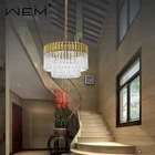 Nordic Design Lamp Pendant Light Vintage Crystal Chandeliers Light Fitting Hanging Lighting For Room