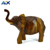Wooden Color Miniature Resin Elephant Statue