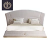 american style queen size bedroom set 1.2m 1.8m double soft bed new model full king size leather headboard upholstered bed