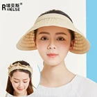 UPF 50+ Wide Brim Ribbon Multi-use Clip On Visor Hat