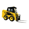 Shandong taian origin skid steer loader with stump grinder forklift hydraulic auger attachment for sale