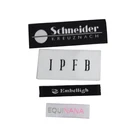 Luxury fashion Damask Clothing Neck End Fold Brand Logo Custom Garment Size Woven Labels