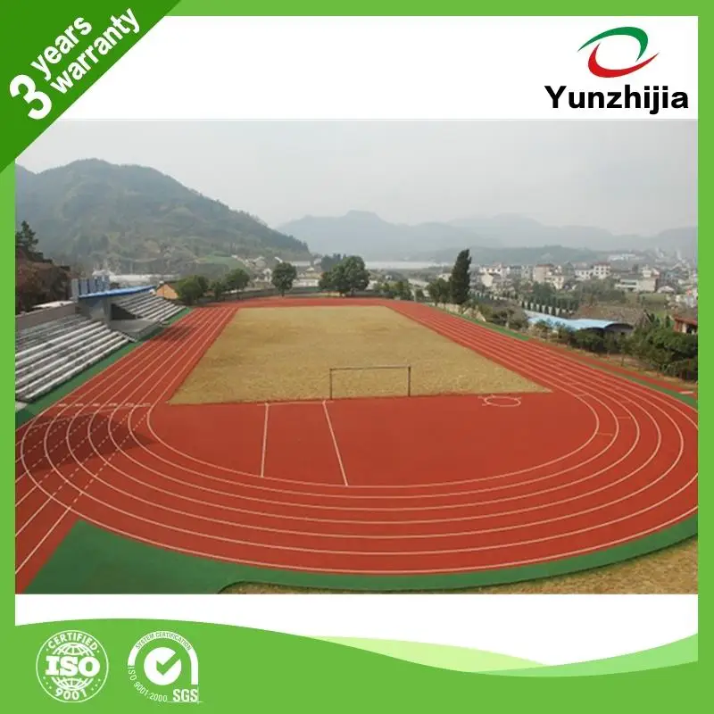 Professional synthetic rubber running track with high quality