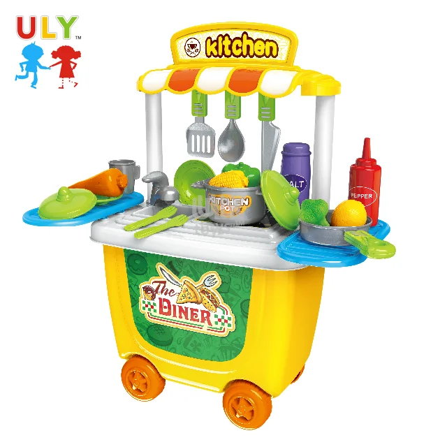 Children learning resources pretend play kid supermarket cash register toy