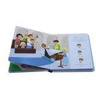 Professional colorful hardcover book child kids educational book printing