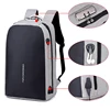 sports business anti theft small hard laptop rucksack backpack women with shoes compartment