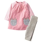 Mudkingdom Pink Comfortable Hot Sale Outfit Sets Baby Cute Clothes For Girls