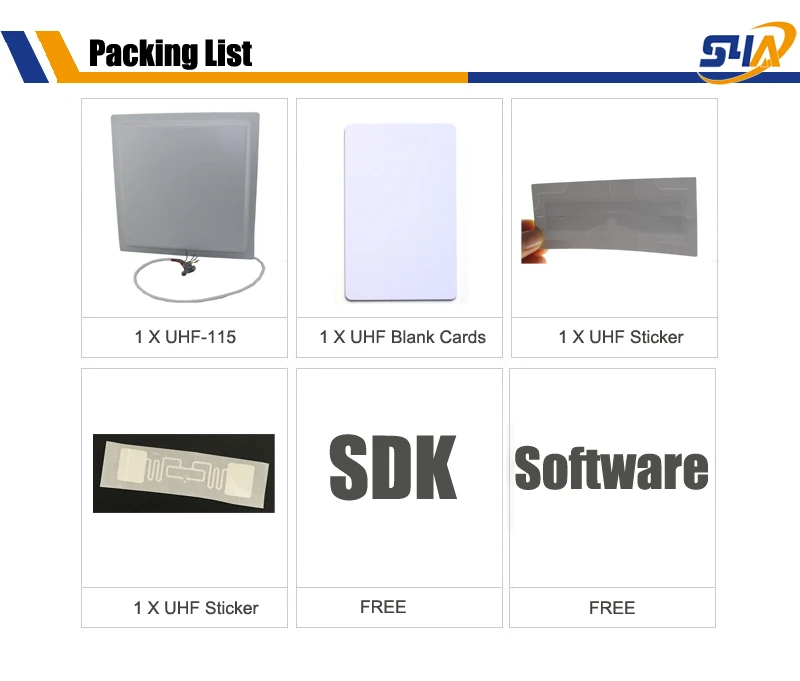 UHF-115 Packing list