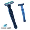 OEM disposable twin blade razor rubber handle shaving shaver