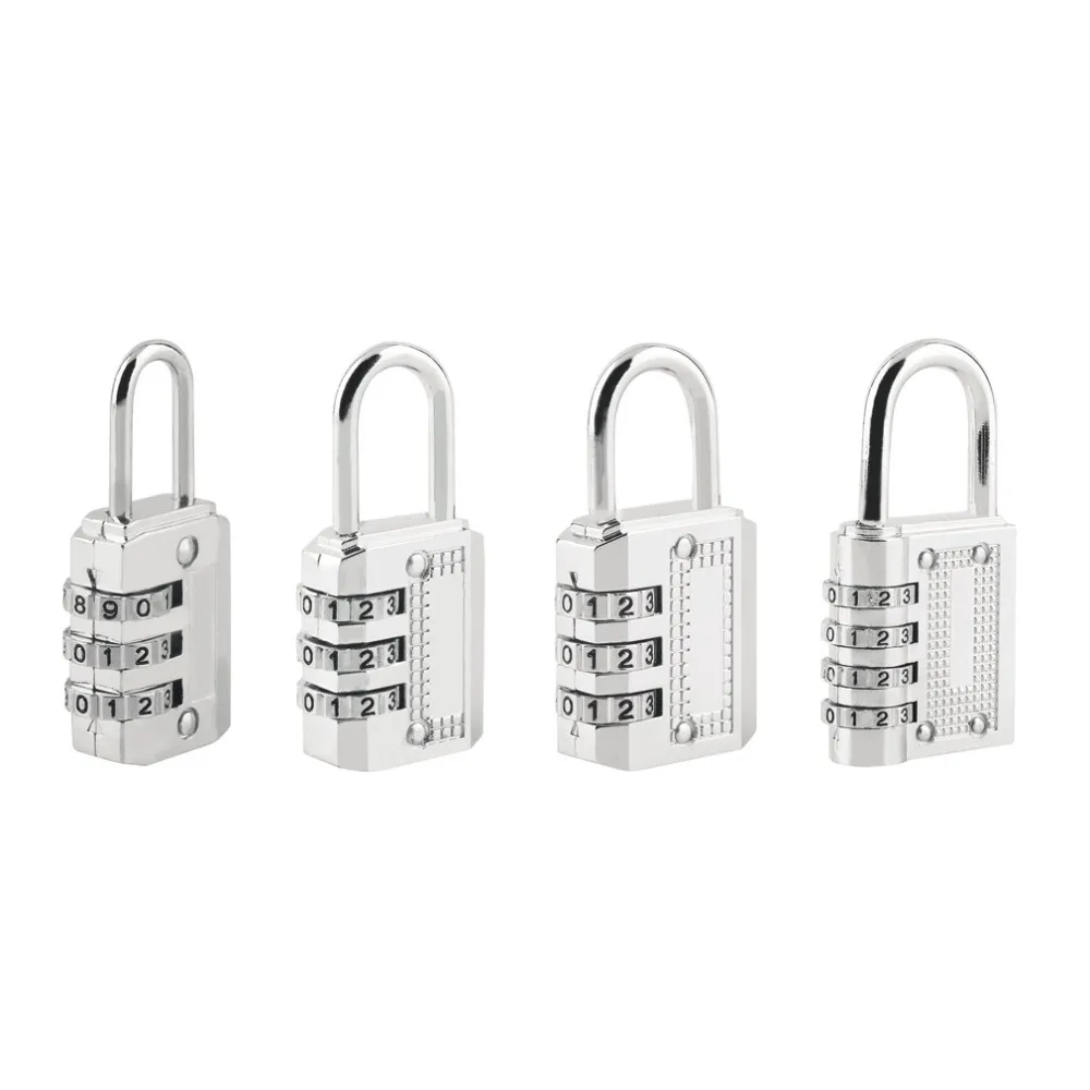 2016 NEW 3/4 Dial Combination Padlock Locker Door Toolbox Luggage Suitcase Lock