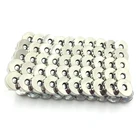Silver Tone Clothes Sewing Craft Magnetic Snap Button