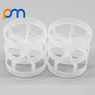 25mm 38mm Cooling Tower Packing PP PVC PE Plastic Pall Ring