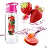 700ml lemon plastic bpa free infusing water bottle with fruit infuser