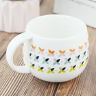 Ceramic coffee mug custom printing logo new bone china mug