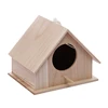 Environmental Handmade Hot Sale Wood Bird Case Outer Door Wood Bird House