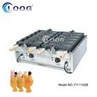 China Supply High Quality 5 Fish Shaped Taiyaki Maker Electric Ice Cream Taiyaki Machine With CE &ROHS