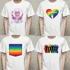 Stock different styles rainbow LGBT gay pride T shirt