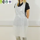 Custmozied Design Plastic Kitchen Disposable Aprons