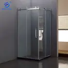 frameless 4 panel sliding door simple complete enclosed shower room for home(KT8112)