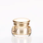 5ml small gold acrylic gel polish bottle for color gel uv gel plastic bottle acrylic colour paint container
