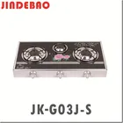 OEM Mirror glass worktop 3 burner home cooking gas stove JK-G03J-S