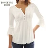 /product-detail/tongyang-korea-style-women-blouse-shirts-2018-elegant-ruffles-solid-casual-tops-for-women-60789389782.html