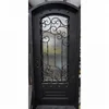 High quality luxury house front entry wrought iron doors luxury single entry front door