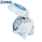 qixing safety IEC plastic 32amp receptacle 220v for distributor box