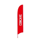 Cheap Beach CONCAVE Carbon Fiber wind blade flag banner feather flag
