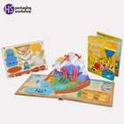 Hot Activity 3d Books for Children Printing Story Book for Kids Learning, children color picture story board books