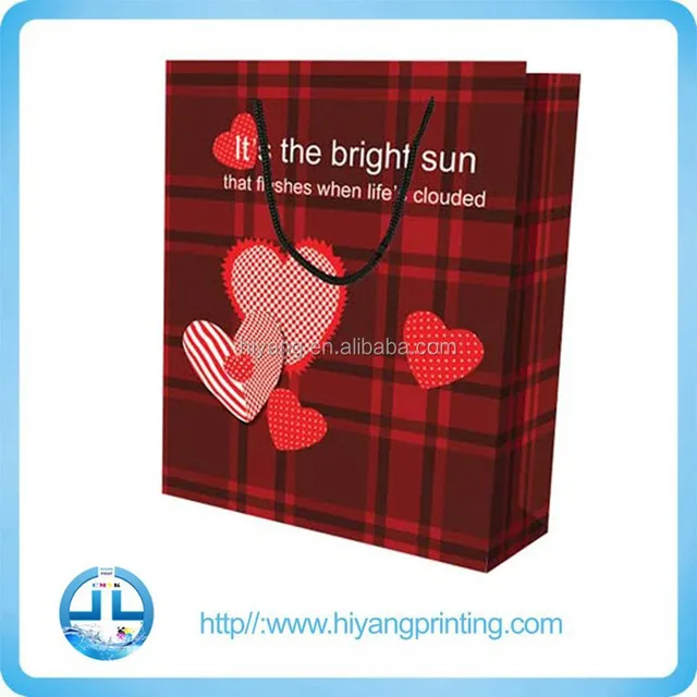 high quality paper gift bag wholesale, colth paper bag with logo