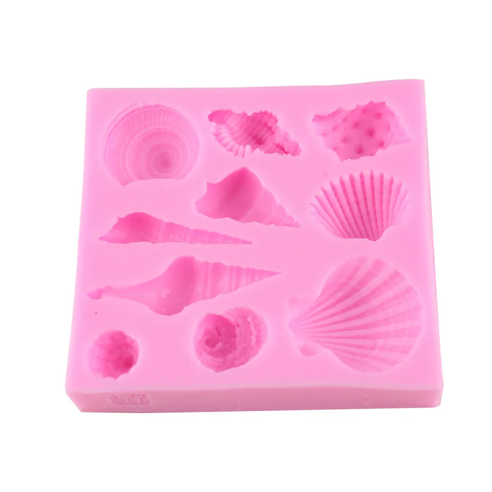 Silicone cake mold Fondant Cake Decoration - baking tools of conch shells of marine wind starfish taobao 1688 agent