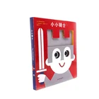 Cheapest price custom China printing factory children card book illustration puzzle english story for kids