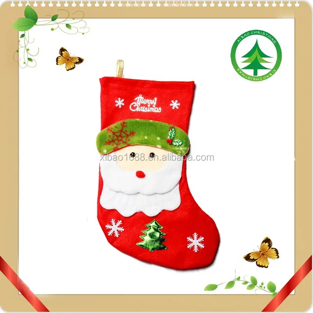 brand felt decoration new year children gift christmas stocking