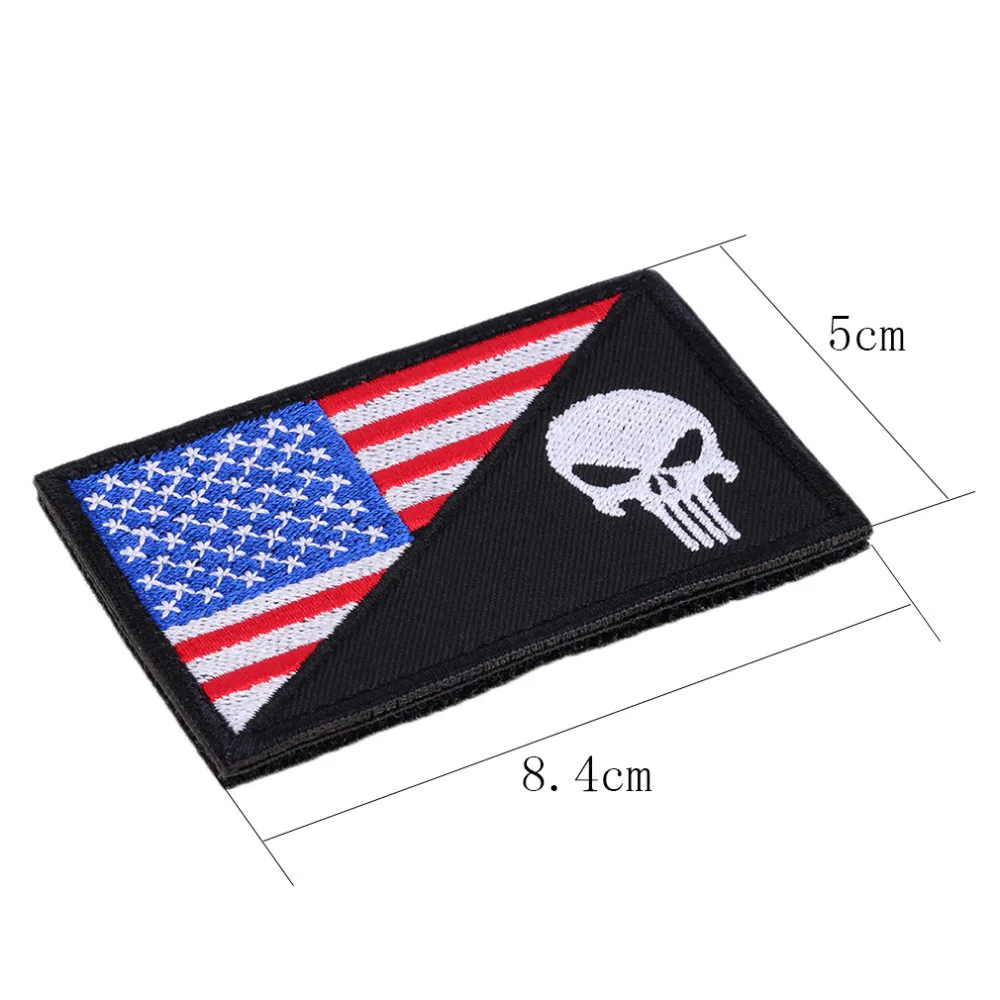 Hot Sale America Flag Embroidery Double Faced Cloth Epaulette Armband Badge Army Tactical Patches 2015 Fashion