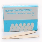 Medical Use Disposable Wooden Tongue Depressor In Box Packing