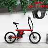 China Professional Manufacturer Two Seat Three Wheels Folding Electric Bike 2017 Full Suspension Mid Drive Bafang Motor Electric