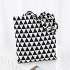 Handled Canvas Folding Bag Shopping Nice Oem Canvas Reusable Folding Eco Friendly Shopping Bag with Logo