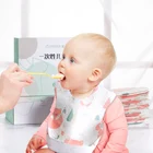 Disposable Baby Bib Waterproof With Nonwoven Fabric Feeding Bib