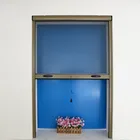Roll up fly screen window
